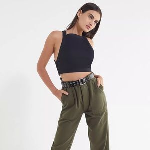 Urban Outfitters Cropped Apron Top